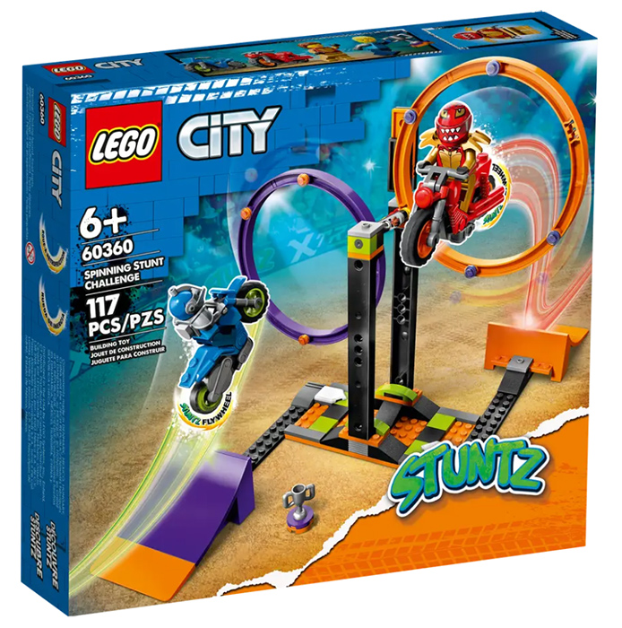 LEGO® City Kocke Stuntz Akrobatski izazov sa okretnim obručima 60360