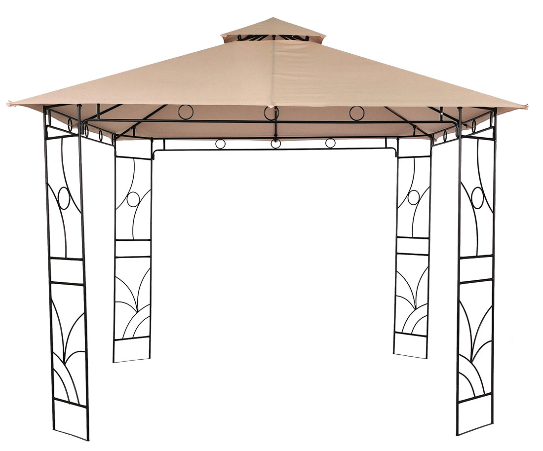 Tenda Gazebo Paviljon Sa Metalnom Konstrukcijom 3 x 3 m
