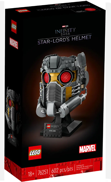LEGO® Kocke Marvel Star-Lordov šlem 76251