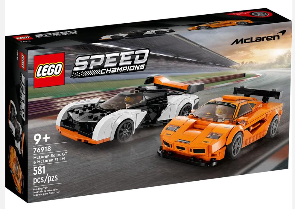 LEGO® Speed Champions Kocke Automobili McLaren Solus GT i McLaren F1 LM 76918