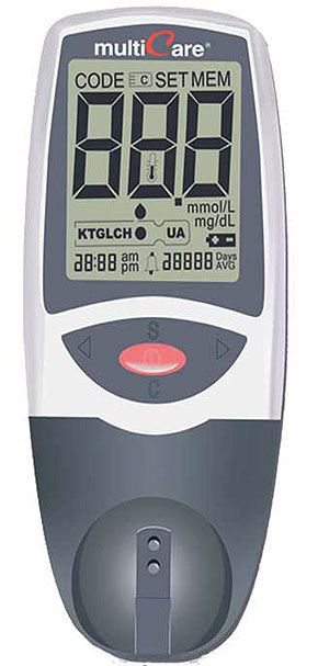 Multicare aparat za merenje šećera, holesterola i triglicerida komplet 2