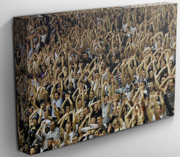 KK Partizan Fotografija Pionir Kanvas 40x30 cm 