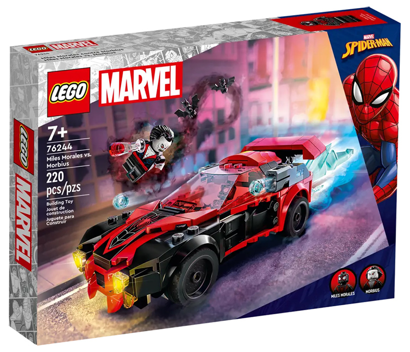 LEGO® Kocke Marvel Spiderman - Majls Morales protiv Morbijusa 76244