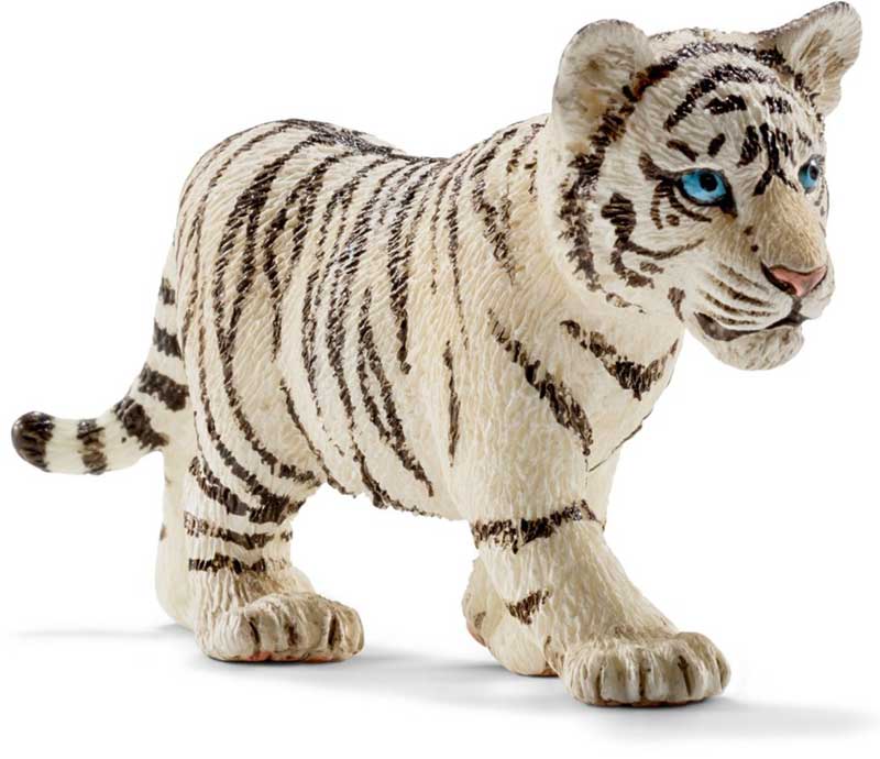 Schleich Divlje Životinje - Beli tigar, mladunče 14732