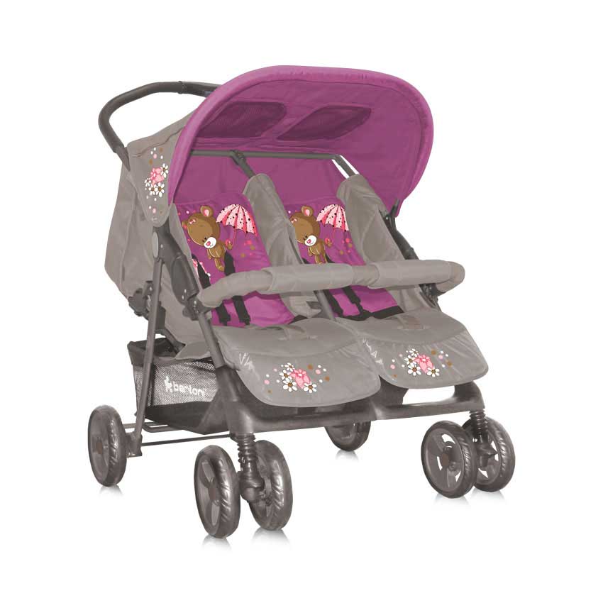 Bertoni Lorelli Kolica za blizance Twin Beige&Rose 10020071546