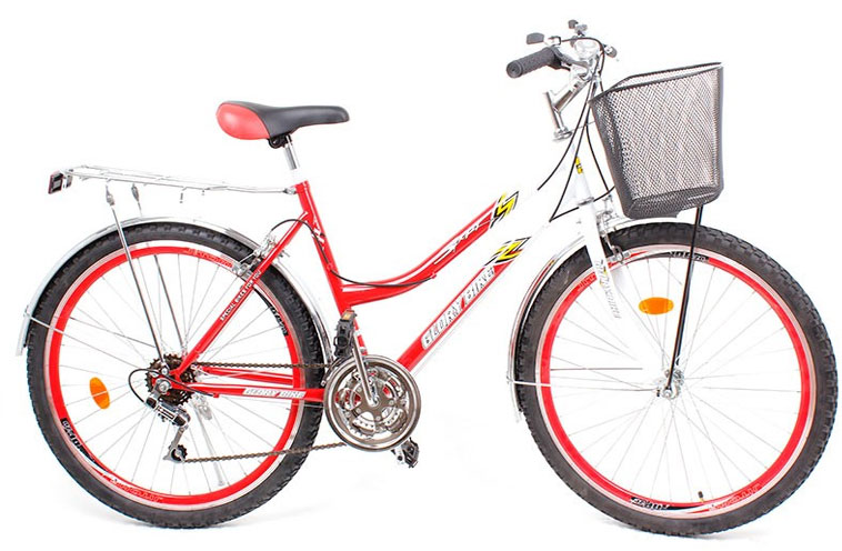 Gradski ženski bicikl 26 Glory Bike CL2649-R