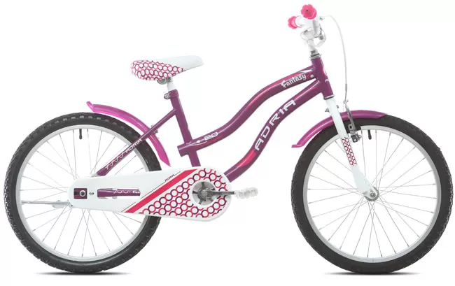 Dečiji bicikl Adria 20HT 1107 belo ljubičasta 912140-20