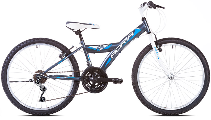 Dečiji bicikl Adria Heracles 24/18HT bela siva 914176-11