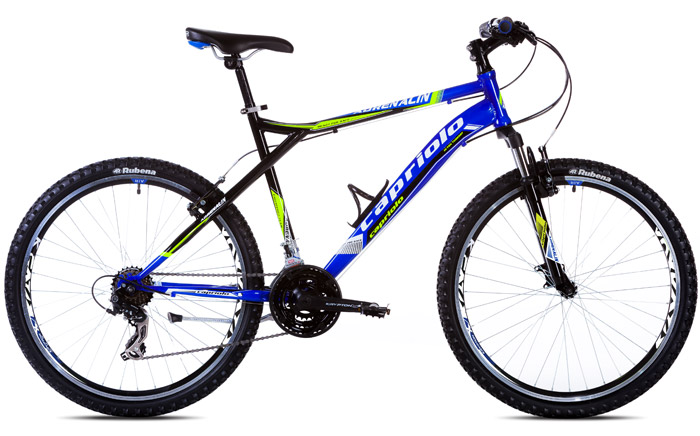Bicikl Capriolo Adrenalin 26/21HT crno plavo zeleno 914431-18 ram 18