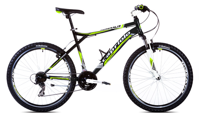 Bicikl Capriolo Adrenalin 26/21HT crno zeleno 914430-20 ram 20