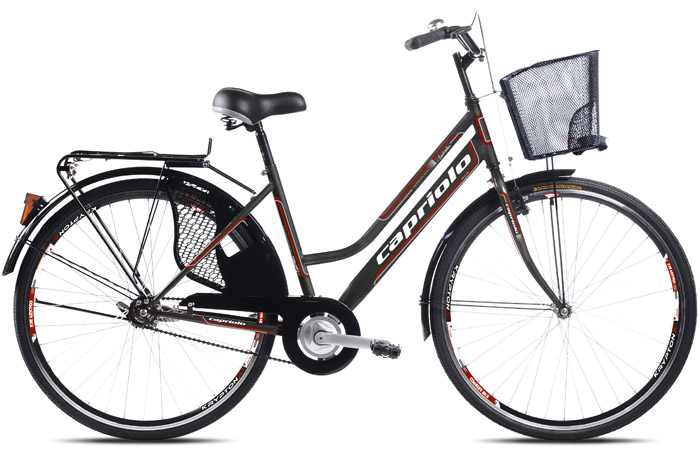 Bicikl Capriolo Amsterdam Lady 28HT grafit crvena 914282-18