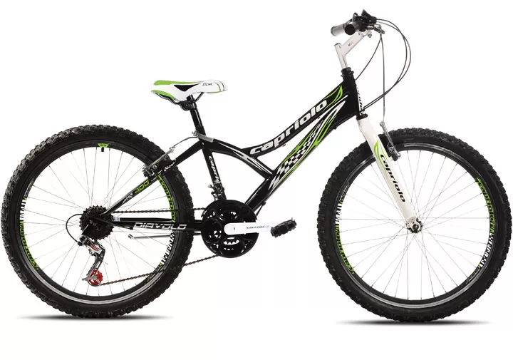 Bicikl Capriolo Diavolo 400 24/18HT crno zelena 914300-13