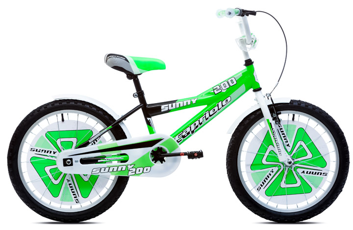 Dečiji bicikl Capriolo Sunny 20HT belo zeleno crno 914113-20