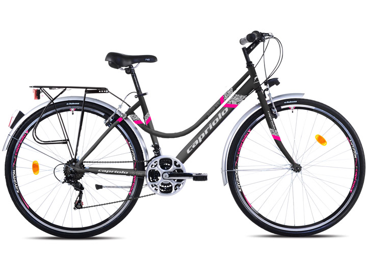 Bicikl Capriolo Sunrise Tour Lady 28/18HT pink grafit 915591-19