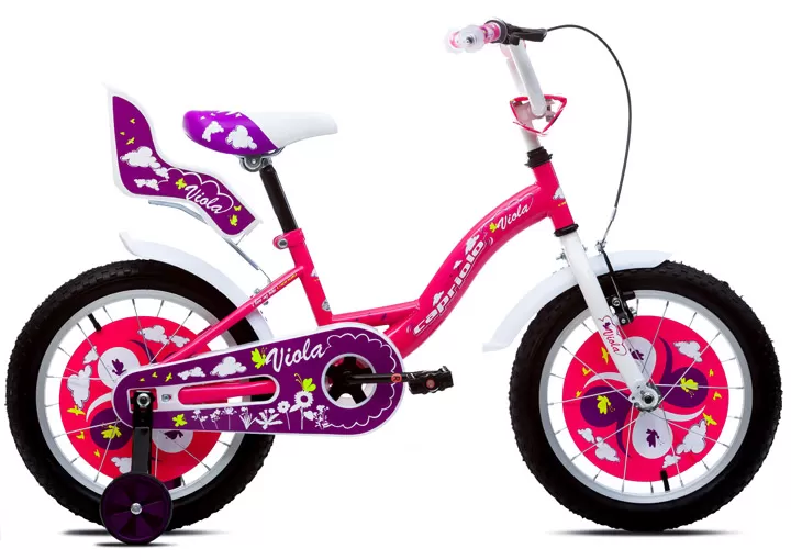 Dečiji bicikl Capriolo Viola 16HT belo pink 914108-16