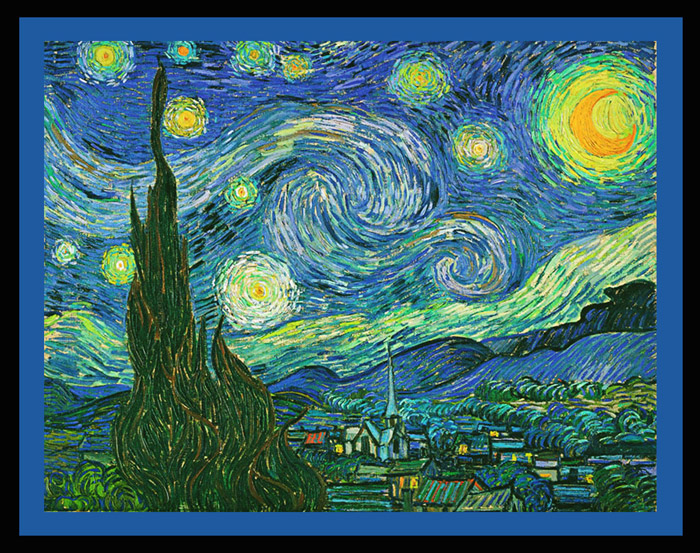 Reprodukcija slike Starry Night Van Gogh