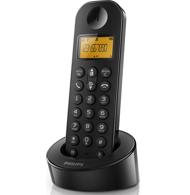 Bežični fiksni telefon Philips D1201B/53