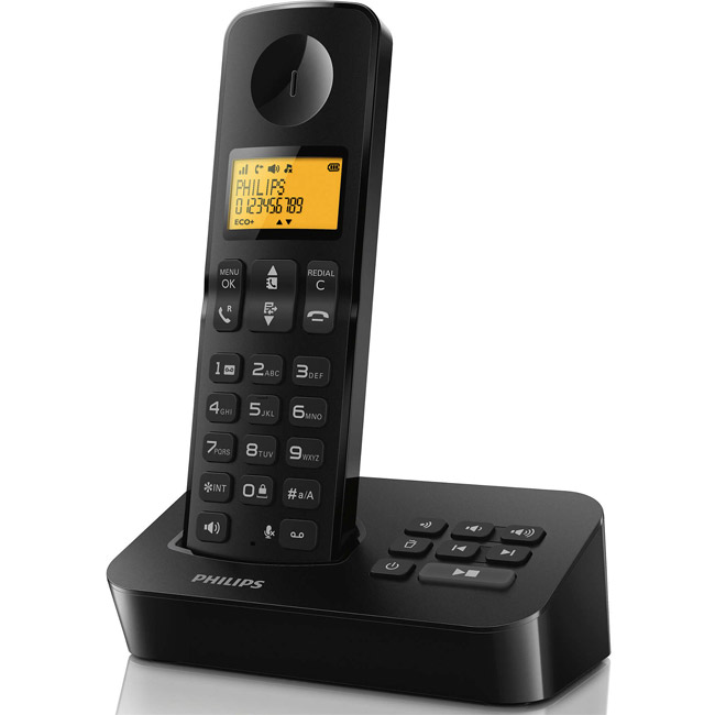 Bežični fiksni telefon sa sekretaricom Philips D2151B/53