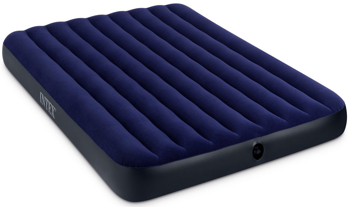 Queen Classic Downy - Krevet na naduvavanje Intex 68759 152x203x22cm