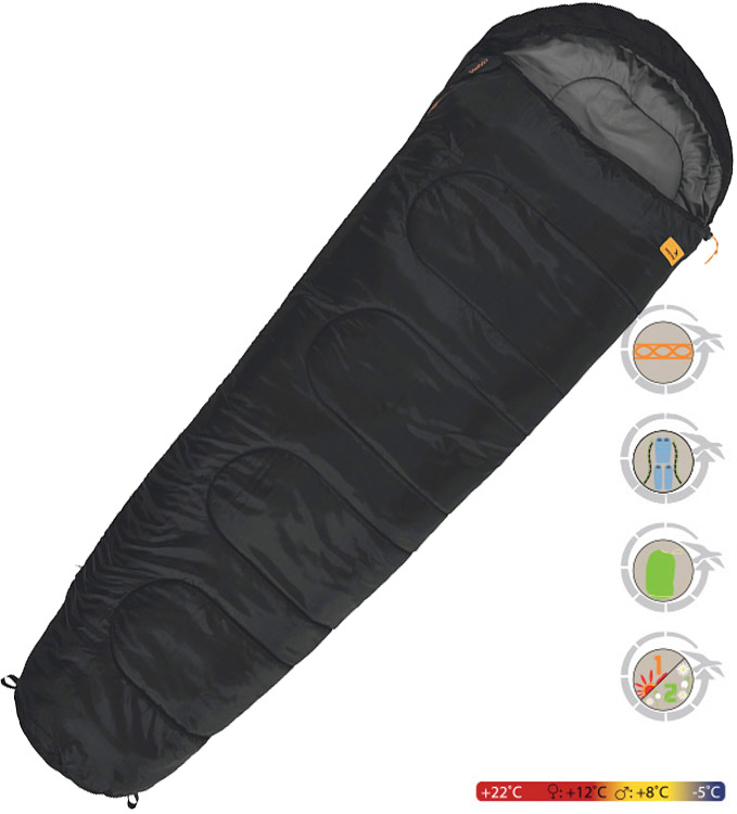 Vreća za spavanje Easy Camp Cosmos Black 240050