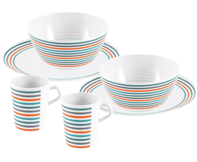 Set posuđa za dve osobe Easy Camp Melamine 680040