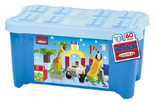 Ecoiffier Abrick Plava kantica sa kockama Zoo SM7747