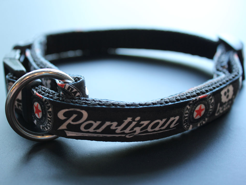 Ogrlica za pse Beta i KKP crna 15mm