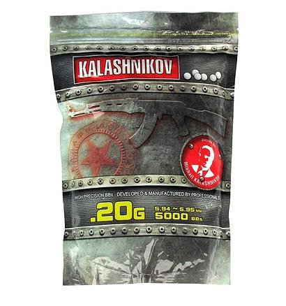 Airsoft municija Kalashnikov Kuglice 0.2g 6mm 5000 123500 3852