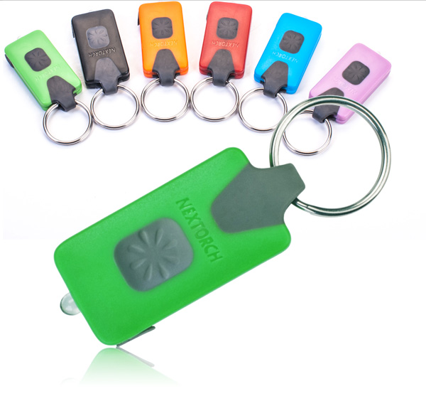 USB punjiva baterijska lampa privezak Nextorch GL10 Green 805