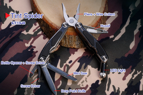 Survival multifunkcionalni nož Tekut KT2264B Tint Spider 4229 - Image 1