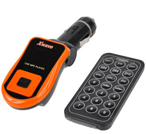 FM Transmiter za automobil Xwave BT64 orange Mp3 Mp4 SD USB