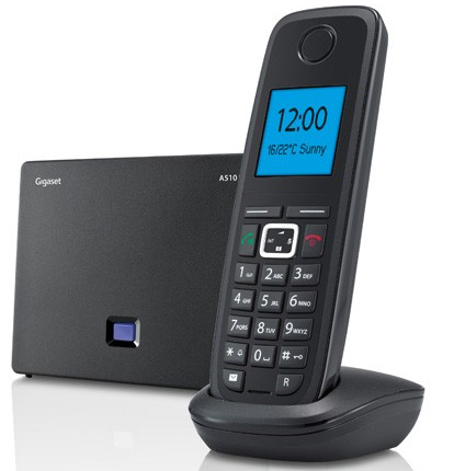 Bežični fiksni telefon Gigaset A510 IP Black