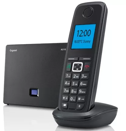 Bežični fiksni telefon Gigaset A510 IP Black