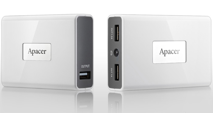 Pomoćna baterija za mobilne uređaje Apacer Mobile PowerBank B110 4400mAh White RP