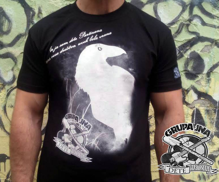 Majica Sa Tekstom Pesme Dete Partizana L