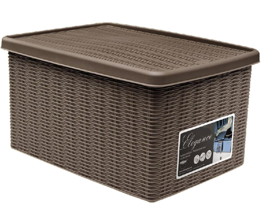 Višenamenska kutija za odlaganje Elegance M braon