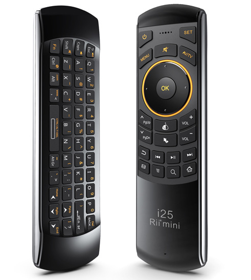 Žiroskopski daljinski upravljač sa tastaturom i funkcijom miša AirMouse Riitek i25