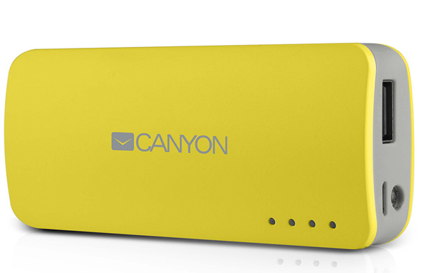 Pomoćna baterija za mobilne uređaje Canyon PowerBank 4400 CNE-CPB44Y