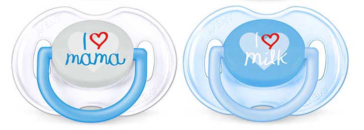 Avent Duda varalica I LOVE 0m+ 2 kom. plava
