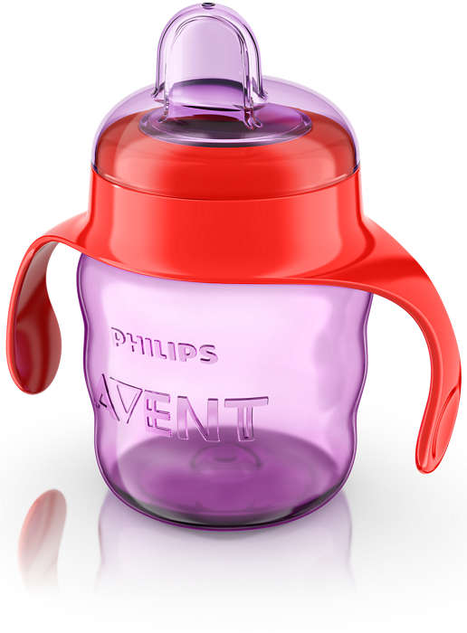 Avent Čaša za lako pijenje Spout Cup Easy, za devojčice 200ml 6m+