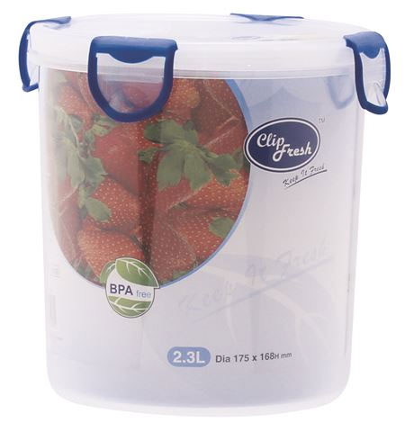 Posuda za hranu Clip Fresh 2.3 L okrugla CFPP 2211