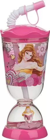 Čaša sa slamkom i figurom Princess Trudeau 6547370