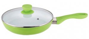 Bergner Keramički tiganj s poklopcem 20cm Colorant green BG-6625-G - Image 1