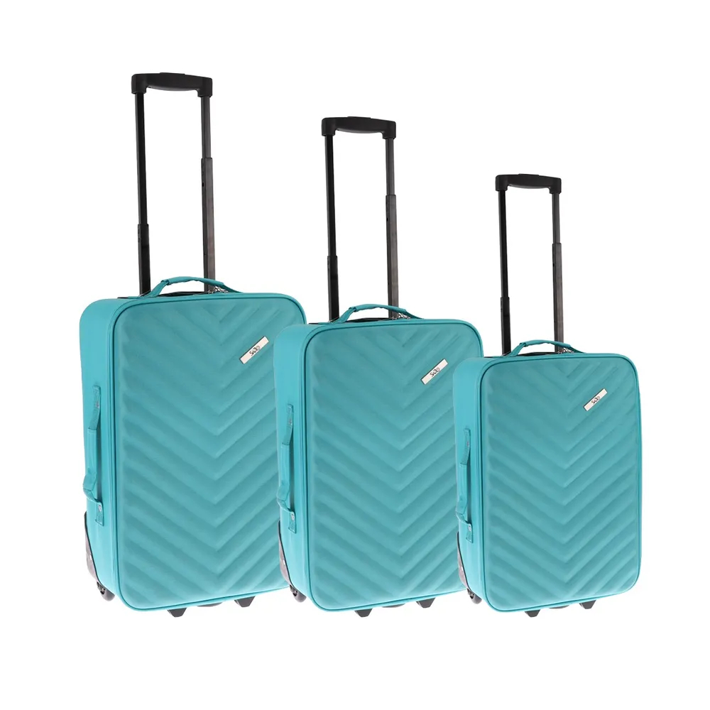 Komplet Od 3 Kofera Doha Turquoise