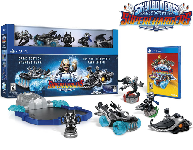 Skylanders SuperChargers PS4  Dark Edition Starter Pack 87565EG