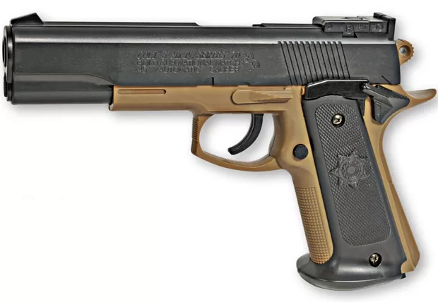 Airsoft replika pištolja Colt 180124 1911 MK IV Tan Black 3602