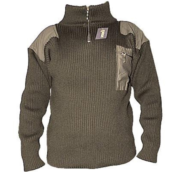 Zimski džemper Military zeleni Veličina L