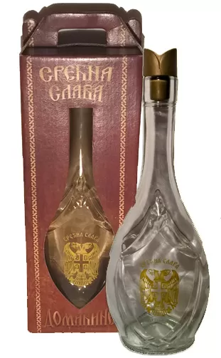 Flaša sa štampanim natpisom srećna slava 0,5