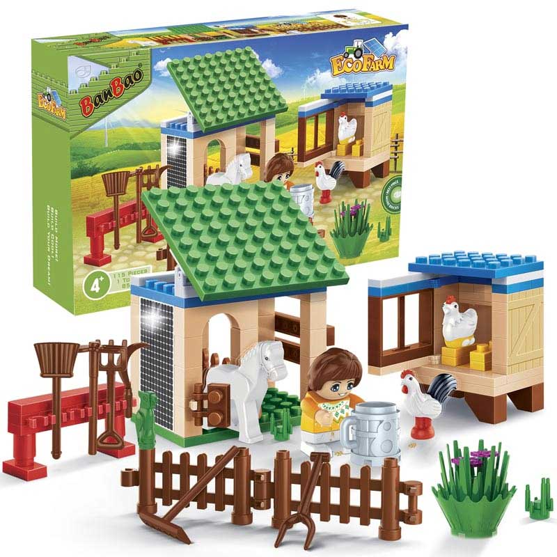 BanBao EcoFarm kocke Domaće životinje 8585