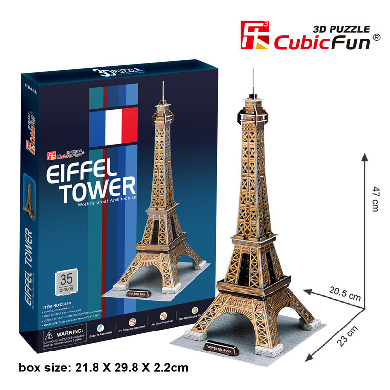 CUBIC FUN Ajfelov Toranj 3D Puzzle 58798